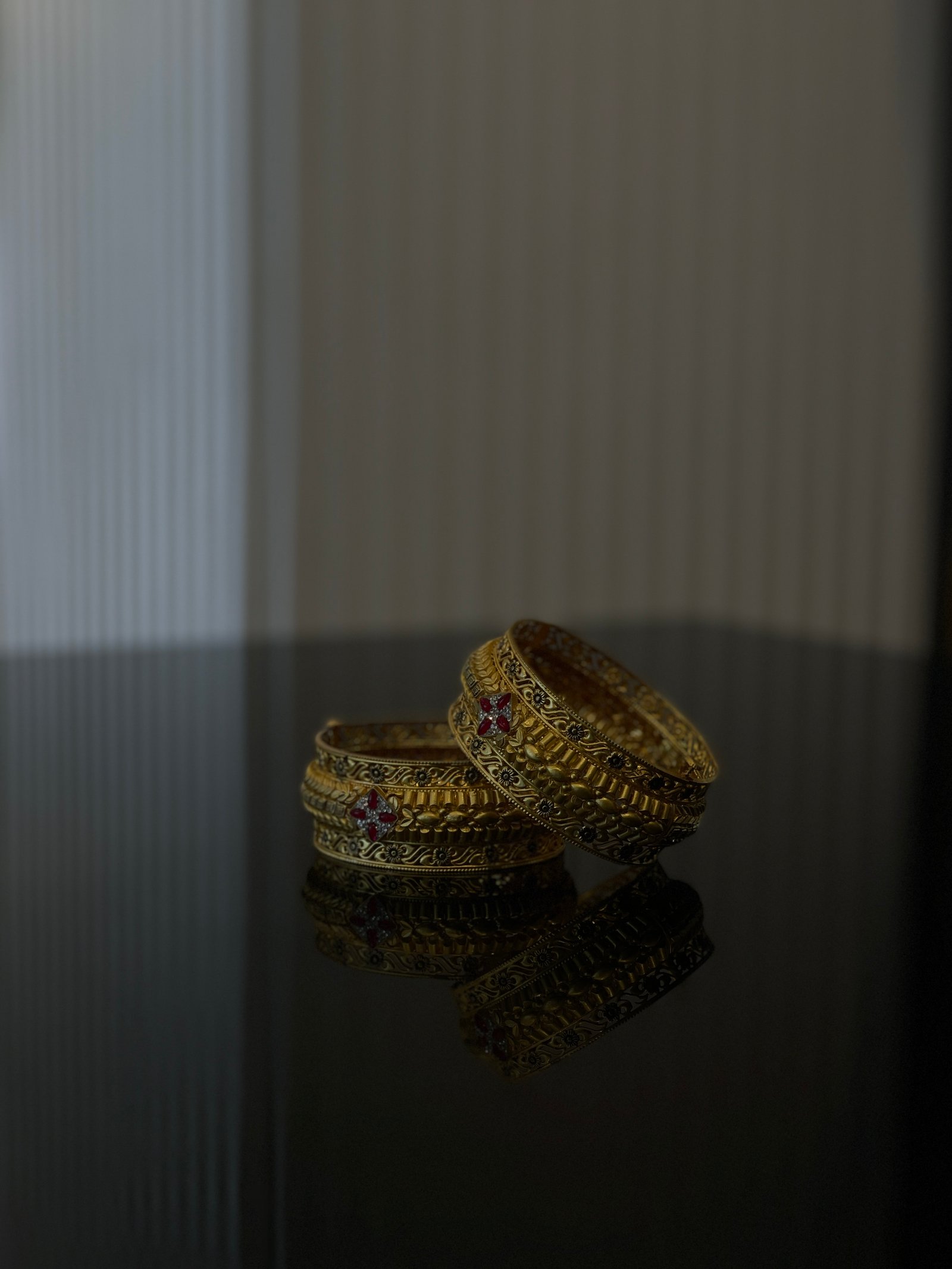 Imperial Rajwadi Handcrafted Gold Bangles