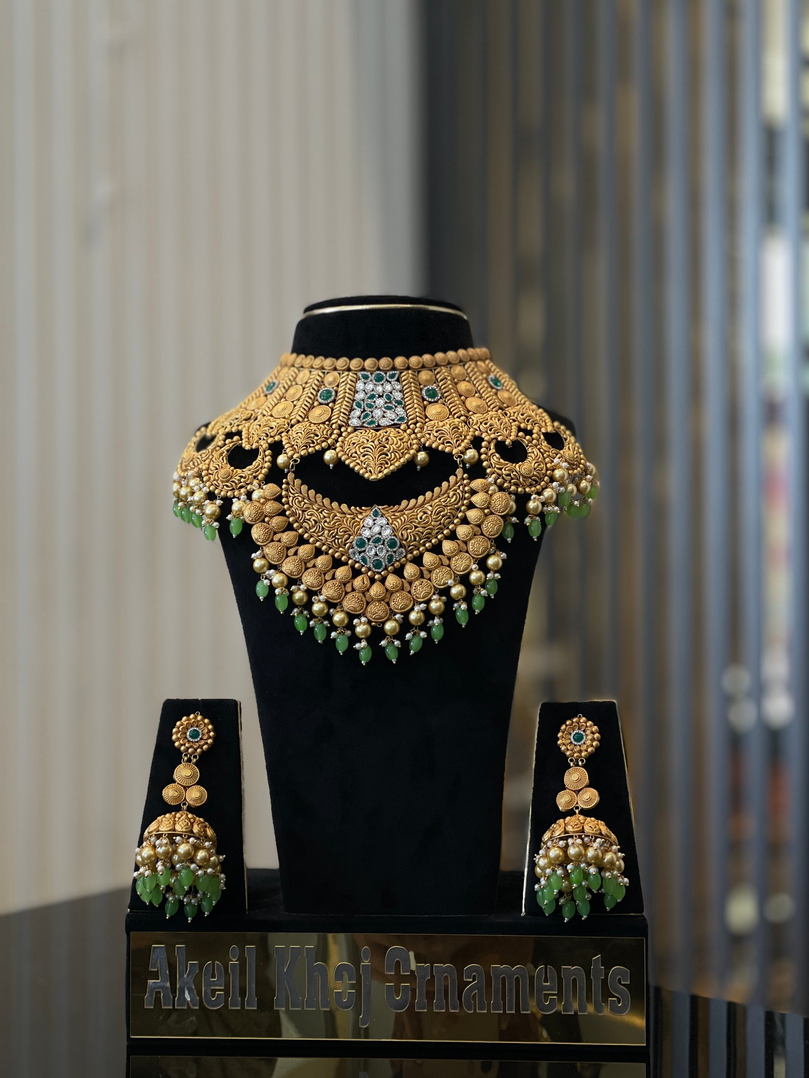New Launch Traditional Royal Gold Choker Set